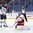 BUFFALO, NEW YORK - DECEMBER 28: Finland's Kristian Vesalainen #13 looks for a scoring chance against Denmark's Kasper Krog #31 during preliminary round action at the 2018 IIHF World Junior Championship. (Photo by Matt Zambonin/HHOF-IIHF Images)

